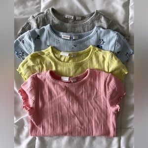 GAP Super Soft Cotton Knit TShirts XS 4 Pack
